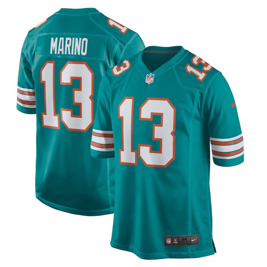 Men Miami Dolphins #13 Dan Marino Nike Green Retired Player NFL Jersey->oakland raiders->NFL Jersey